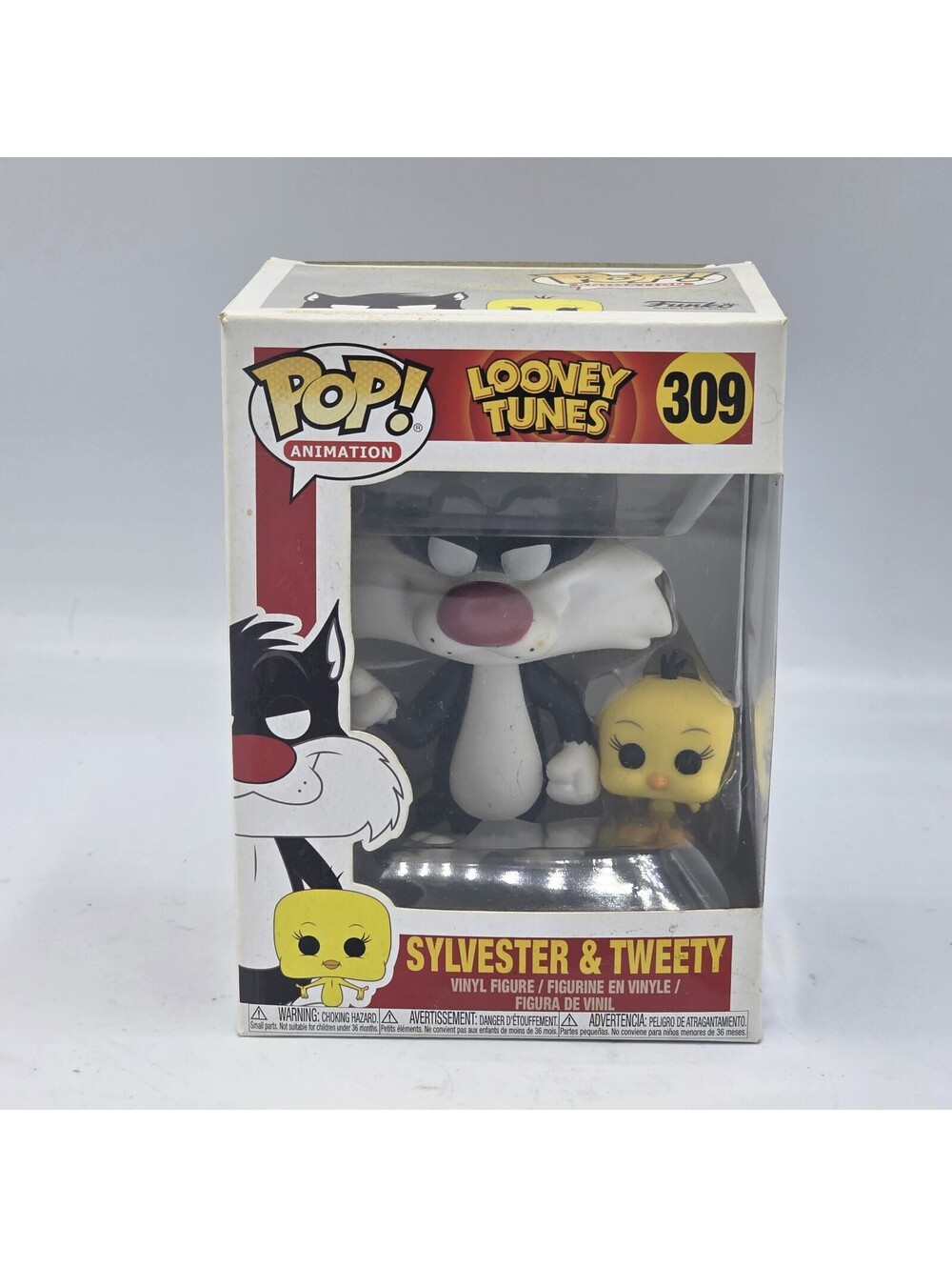 Funko POP! Animation Looney Tunes Sylvester & Tweety #309 Vinyl Figure NOT MINT